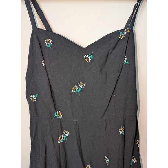Old Navy Black Floral Cami Mini Dress M, womens - Picture 3 of 6